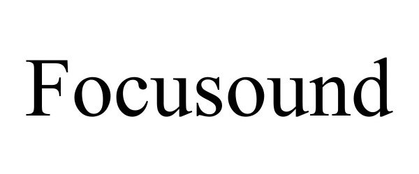 Trademark Logo FOCUSOUND