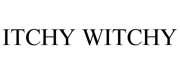 Trademark Logo ITCHY WITCHY