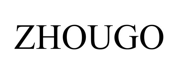 Trademark Logo ZHOUGO