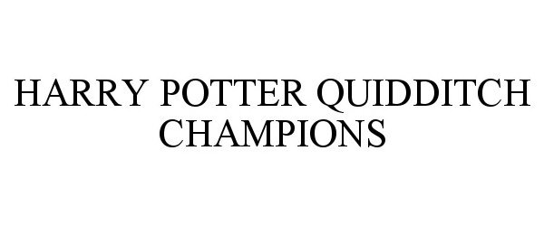  HARRY POTTER QUIDDITCH CHAMPIONS