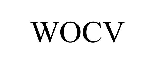 Trademark Logo WOCV