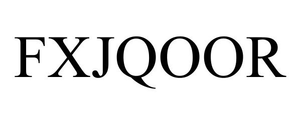 Trademark Logo FXJQOOR