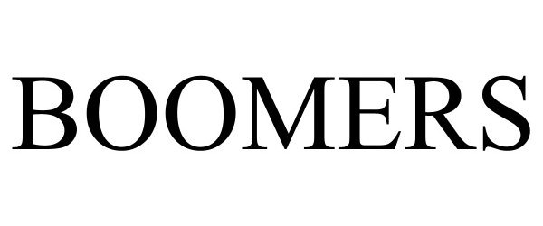 Trademark Logo BOOMERS