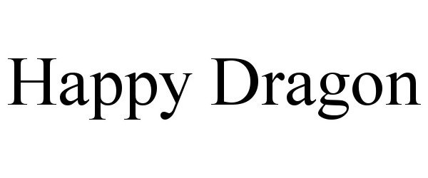 Trademark Logo HAPPY DRAGON