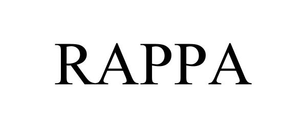 Trademark Logo RAPPA