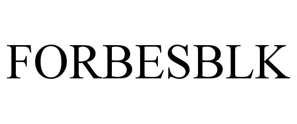 Trademark Logo FORBESBLK