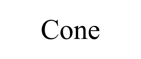 Trademark Logo CONE