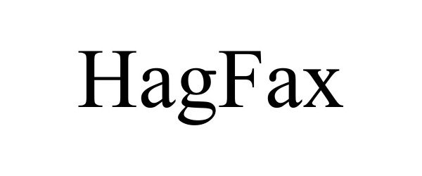 Trademark Logo HAGFAX