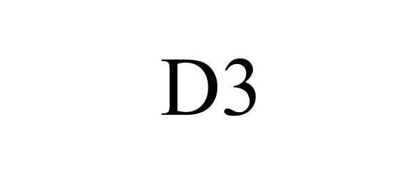 Trademark Logo D3