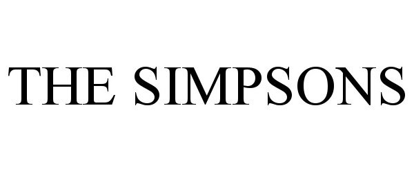 Trademark Logo THE SIMPSONS