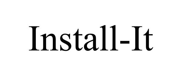 Trademark Logo INSTALL-IT