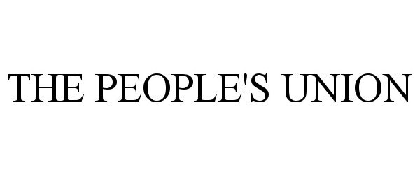 Trademark Logo THE PEOPLE'S UNION