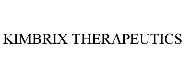  KIMBRIX THERAPEUTICS