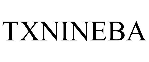Trademark Logo TXNINEBA