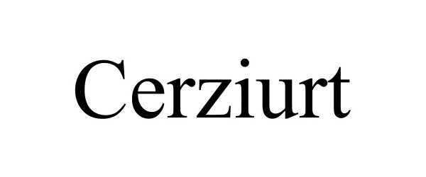 Trademark Logo CERZIURT
