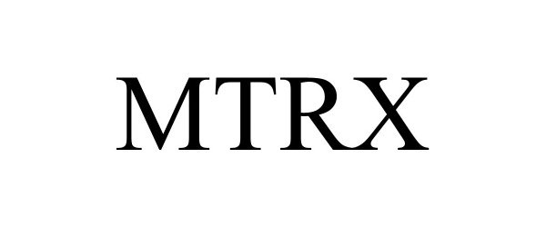 Trademark Logo MTRX
