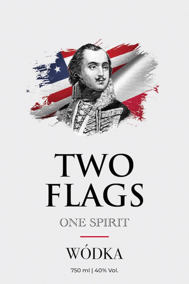  TWO FLAGS ONE SPIRIT WÓDKA 750 ML | 40% VOL.