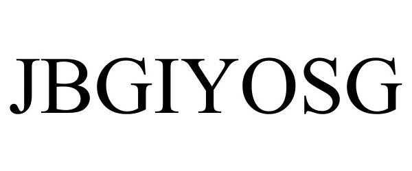  JBGIYOSG