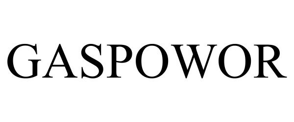 Trademark Logo GASPOWOR