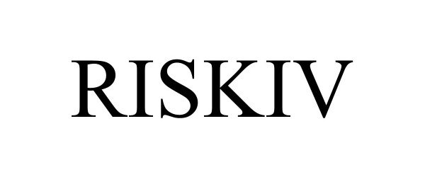 Trademark Logo RISKIV