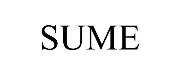 Trademark Logo SUME