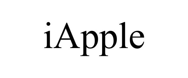 Trademark Logo IAPPLE
