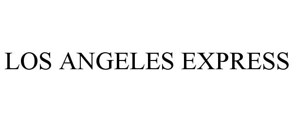  LOS ANGELES EXPRESS