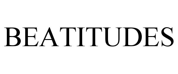 Trademark Logo BEATITUDES