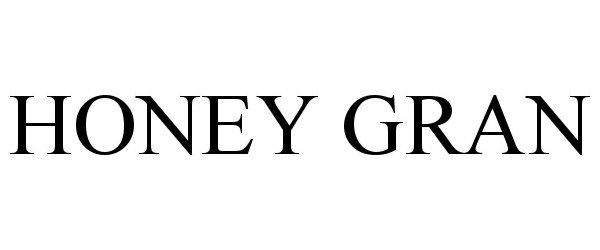 Trademark Logo HONEY GRAN