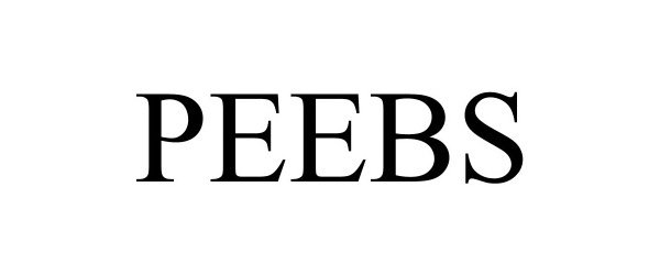Trademark Logo PEEBS