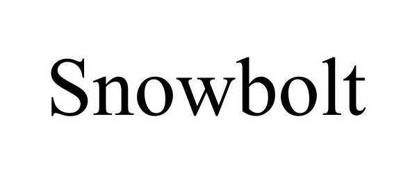 Trademark Logo SNOWBOLT