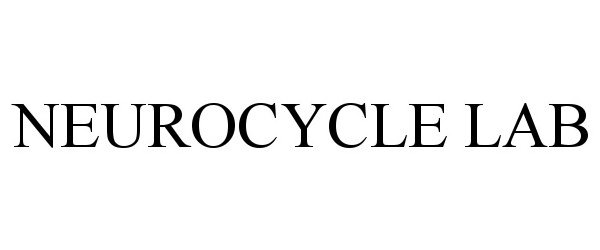 Trademark Logo NEUROCYCLE LAB