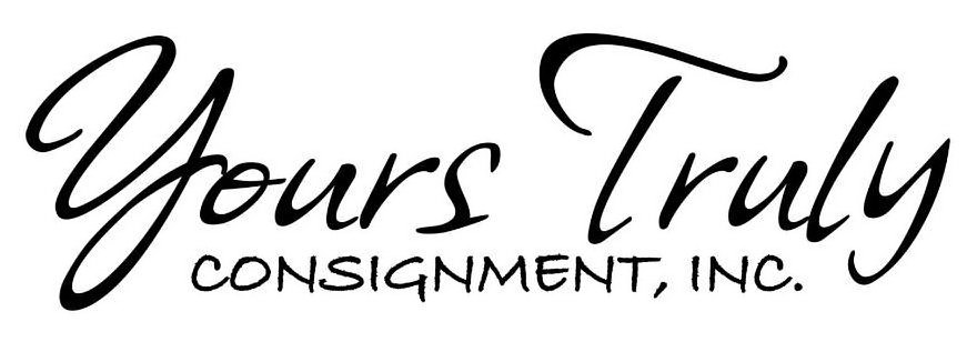 Trademark Logo YOURS TRULY CONSIGNMENT, INC.