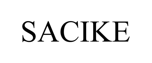 Trademark Logo SACIKE