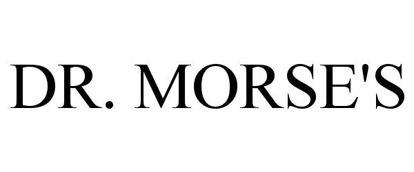  DR. MORSE'S