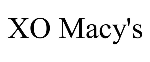 Trademark Logo XO MACY'S