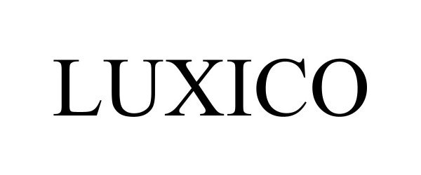 Trademark Logo LUXICO