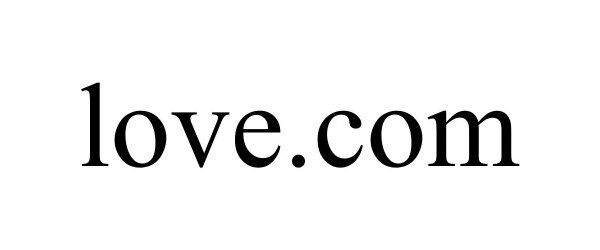 Trademark Logo LOVE.COM