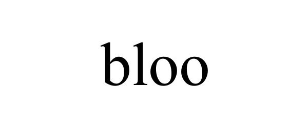Trademark Logo BLOO