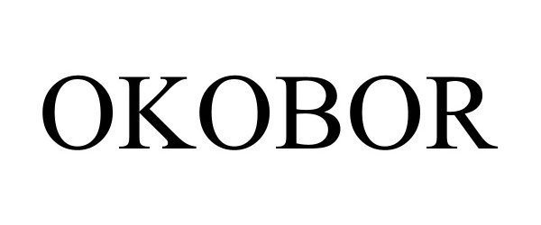 Trademark Logo OKOBOR