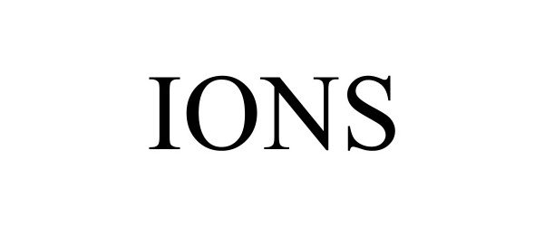 Trademark Logo IONS