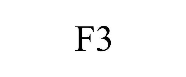 Trademark Logo F3