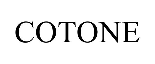 Trademark Logo COTONE
