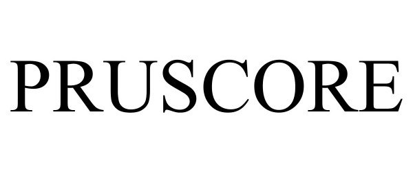 Trademark Logo PRUSCORE