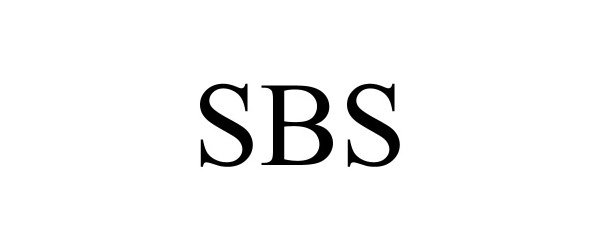 Trademark Logo SBS