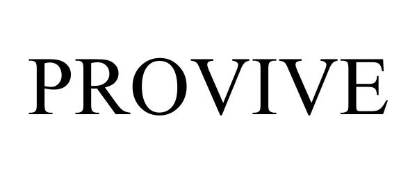 Trademark Logo PROVIVE