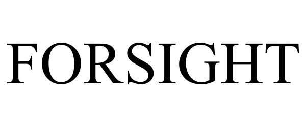 Trademark Logo FORSIGHT