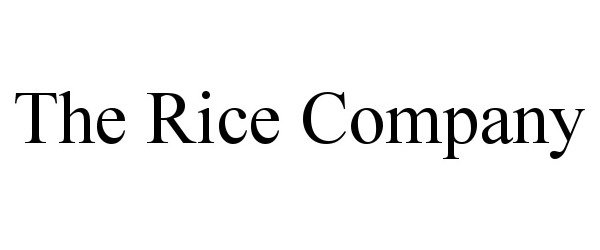  THE RICE COMPANY