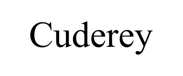 Trademark Logo CUDEREY