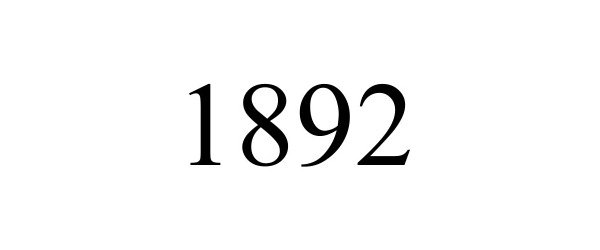 Trademark Logo 1892